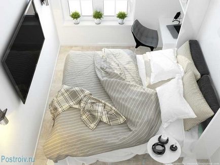 Design stúdió lakás az európai stílus (egy szoba) Design stúdió lakás az európai stílus