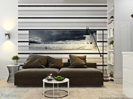 Design stúdió lakás az európai stílus (style) Design stúdió lakás az európai stílus