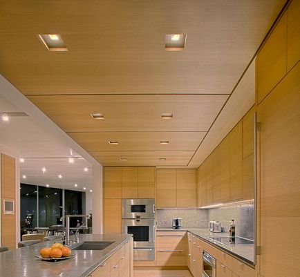 Дизайн стелі на кухні 60 фото