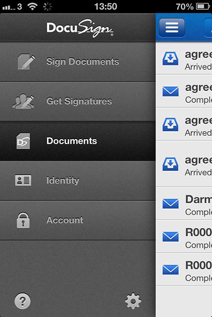 Cercetarea Docusign - semnătură digitală cu ajutorul iphone și ipad