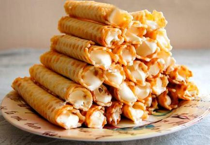 Homemade waffers Viena, belgiană, crocantă, moale - cele mai bune rețete