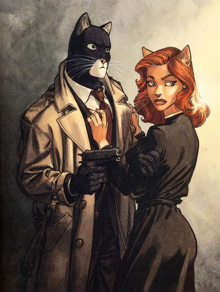 Джон блексад, juan díaz canales, juanjo guarnido, comics blacksad