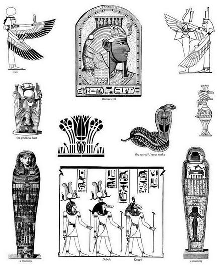 Єгипетські трафарети, батик і я