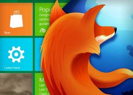 Firefox Windows 8 operációs rendszer - hogyan legyen az alapértelmezett böngésző