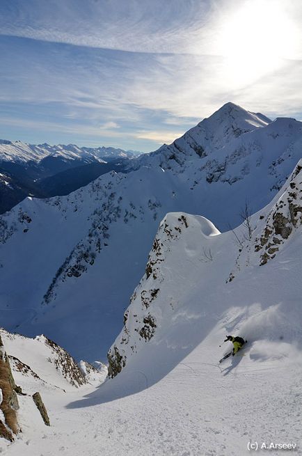 Unde și cum să călătorești în mod corespunzător freeride pe fermă de trandafiri, caucaz, freeride și backcountry