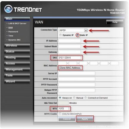 Instrucțiuni pentru configurarea routerului trendnet tew-651br - saturn-online - timpul nostru a venit