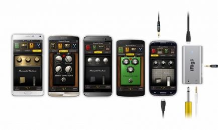 Irig ua - AmpliTube minden Android okostelefon és egy tablettát