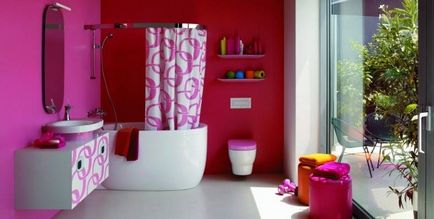 Cum să pictezi pereții în baie și în designul interior