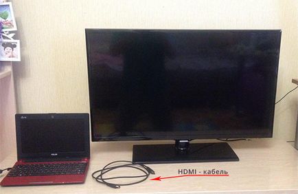 Cum se conectează un laptop la un televizor printr-un cablu HDD