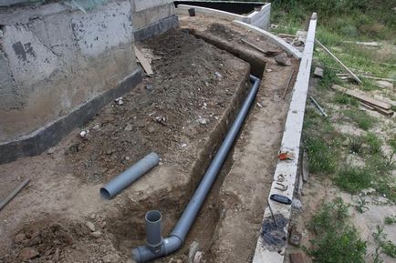 Cum se construiește un canal de canalizare într-o casă privată