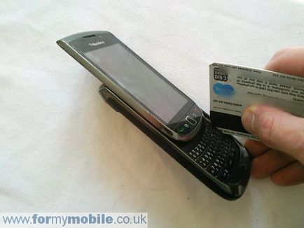 Hogyan szétszedni a telefont BlackBerry Torch 9800 helyett a kijelzőn, vagy a helyzet - blogofolio újszerű