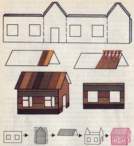 Hogyan készítsünk egy házat a papír