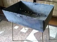 Hogyan készítsünk egy hordozható BBQ, felújított lakás a kezét (csinálni) Hogyan készítsünk egy hordozható BBQ, felújított lakás a kezét
