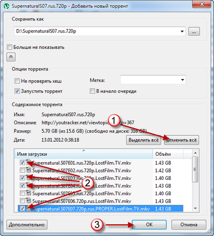 Cum pot descărca modul de descărcare a unui singur fișier din torrent, așa cum am descărcat fișiere torrent lipsă anterior