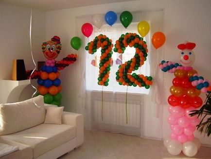 Як прикрасити кімнату на день народження дитини 1 рік, 2 роки, хлопчика, дівчинки своїми руками