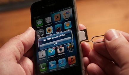 Cum de a tăia un card sim pentru iPhone