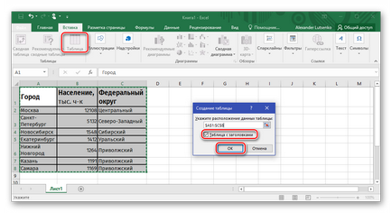 Cum se introduce o tabelă din cuvânt în Excel (Excel) Cum se introduce un tabel din cuvânt în Excel