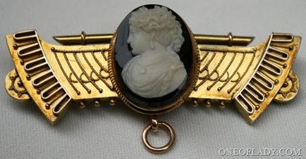 Cameo - jelképe a finomított szépség, az egyik hölgy - női magazin (szimbólum) Cameo - jelképe a finomított szépség, az egyik hölgy - egy magazin a nők