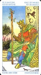 Tarot King of the Wands, înțeles și interpretare în ghicire, free fortune telling