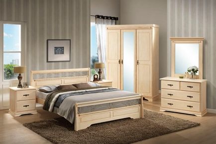 Pieptul de dormitor fotografie de unghiulare și înguste, masă albă și dulap pentru lucruri, lung în pepinieră, pat și