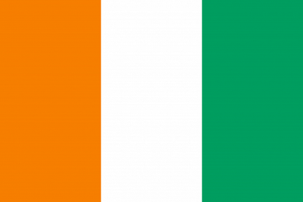 Cote d'Ivoire, ci, steaguri ale țărilor