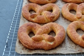 Pretzels - rețetă pas cu pas, coacere