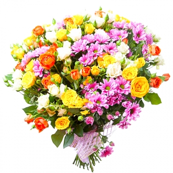 Cumpărați crizanteme proaspete cu livrare la sfaturi pentru Perm pentru îngrijirea buchetului