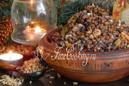 Кутя з пшениці різдвяна - рецепт з фото