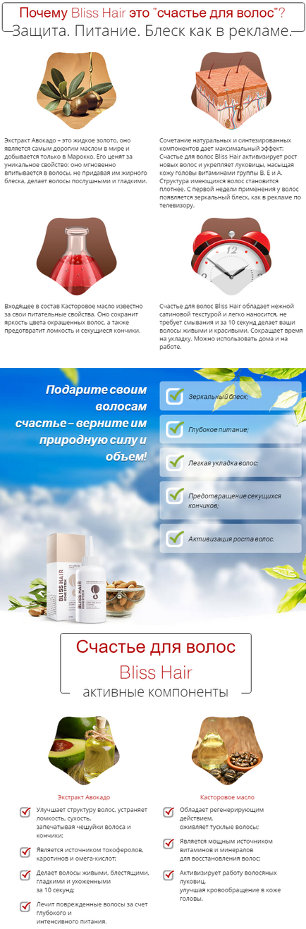 Лосьйон для волосся bliss hair home system купити за ціною 990 руб