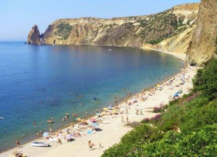 Cele mai bune plaje din Sevastopol cele mai bune este în mediul rural