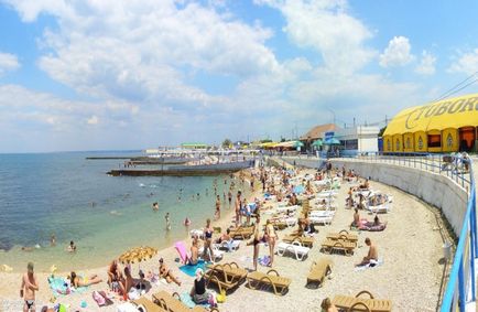 Cele mai bune plaje din Sevastopol cele mai bune este în mediul rural