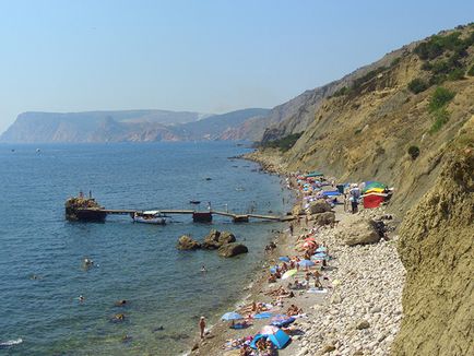 Cele mai bune plaje din Sevastopol cele mai bune este în mediul rural