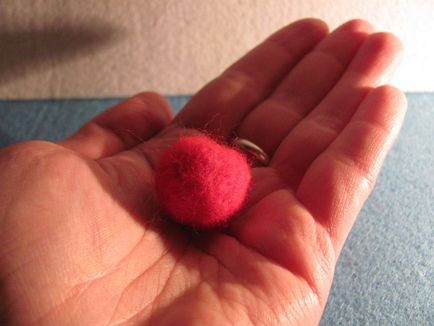 Mesterkurzus labda nemezelés gyapjú (száraz nemezelés) - a technika kreativitás hobbi