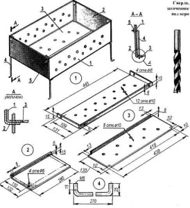 Metal brazier pas cu pas tehnologie și video