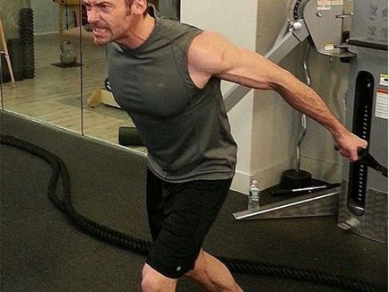 Wolverine mușchii de formare hugh jackman