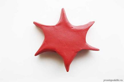 Starfish de plasticine, doar meșteșuguri