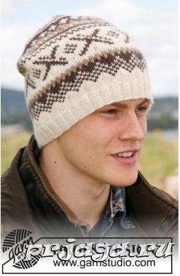 Pălărie și eșarfă pentru bărbați cu ace de tricotat sau croșetat