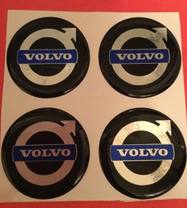Наклейки на ковпачки дисків з логотипом автомобіля