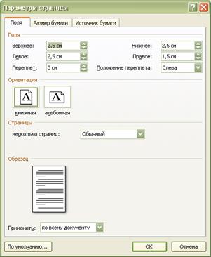 Configurarea tipului de document cuvânt