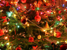 Pomul de Crăciun în stil antic