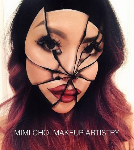 Obfuscatie sau iluzii optice extraordinare de la un artist talentat de make-up