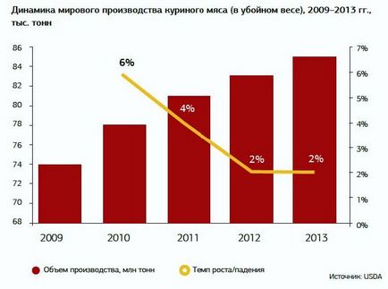 Огляд світового ринку курячого м'яса