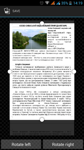 Ocr-scanere și aplicație Android pentru scanarea documentelor