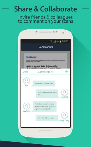 Ocr-scanere și aplicație Android pentru scanarea documentelor