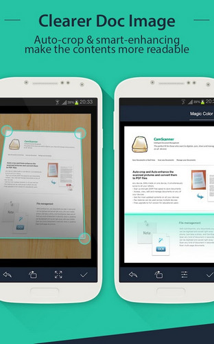 Ocr-scanere și aplicație Android pentru scanarea documentelor