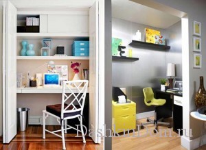 Офіс в шафі або ідеї для маленької квартири