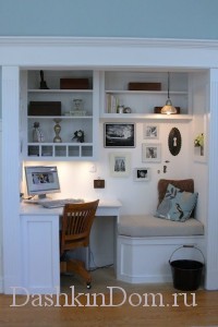 Офіс в шафі або ідеї для маленької квартири
