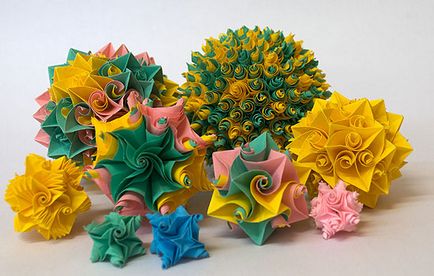 Origami lakhatási dekoráció