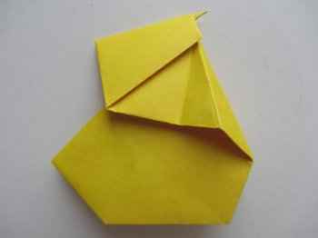 Origami pui de paste - obiecte de artizanat interesante