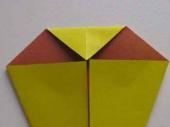 Origami pui de paste - obiecte de artizanat interesante